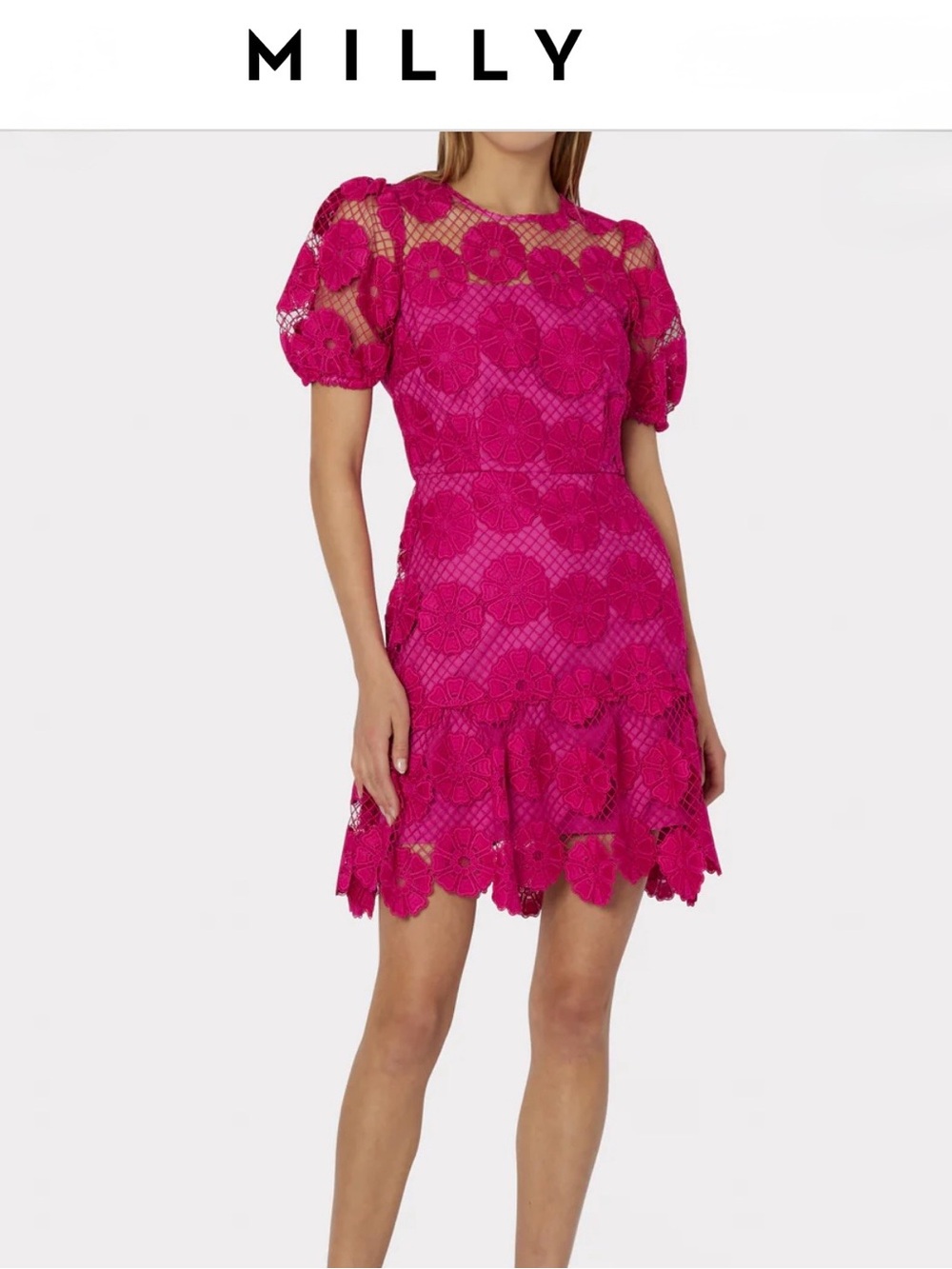 MILLY ⭐️NWT⭐️ Yasmin Daisy Lace Dress size 4